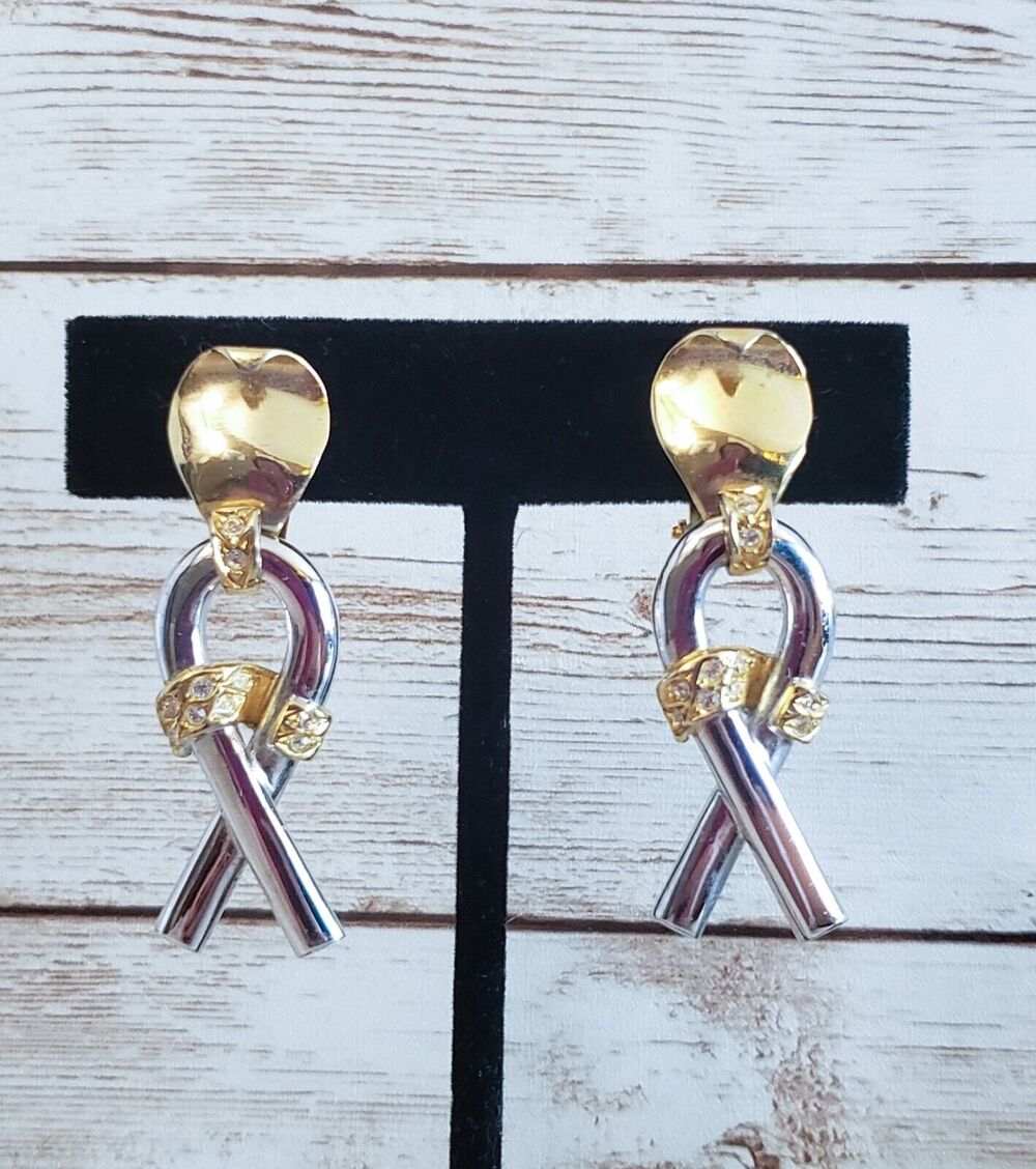 Vintage Sinigaglia Sonia & Co Clip On Earrings Italian Made Stamped 925 1289 VI